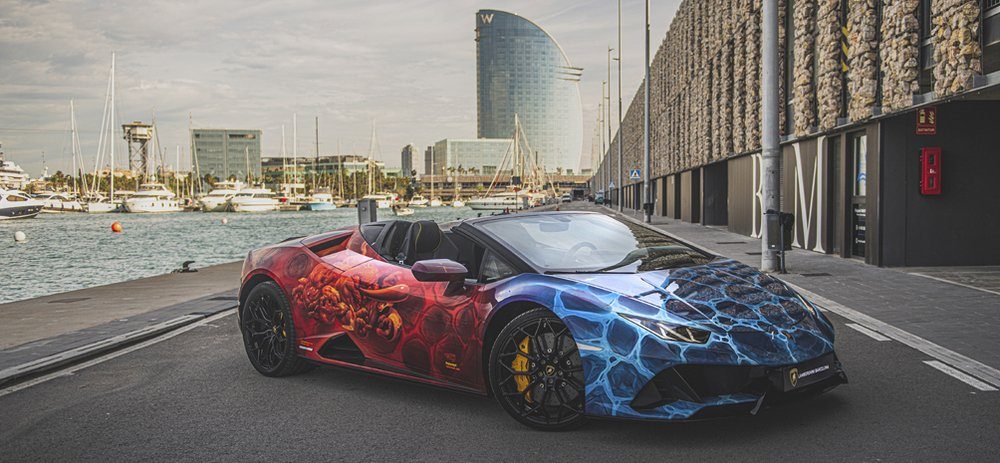 Huracán Evo Spyder par SATURNO